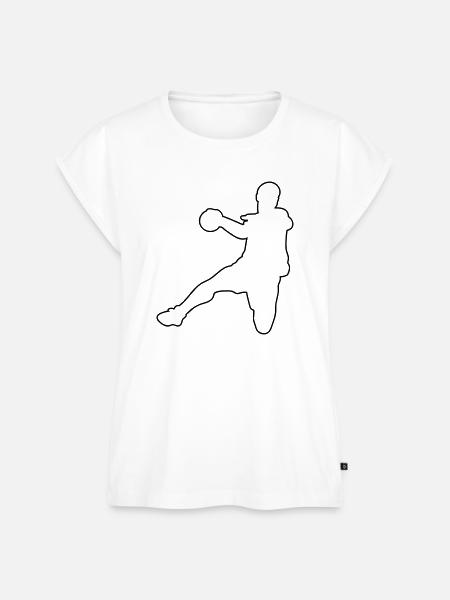 Handball - Frauen Premium Bio Top - Weiß