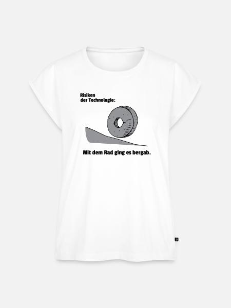 Risiko Technologie - Frauen Premium Bio Top - Weiß