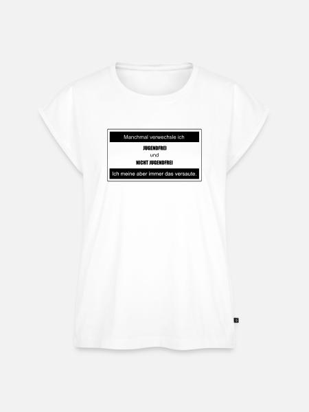 Jugendfrei - Frauen Premium Bio Top - Weiß