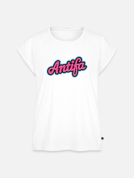 Antifa – Antifaschistisches Merch - Frauen Premium Bio Top - Weiß