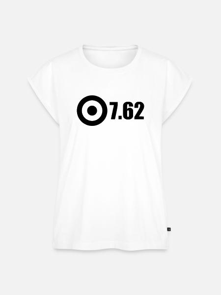 762 Schwarz - Frauen Premium Bio Top - Weiß