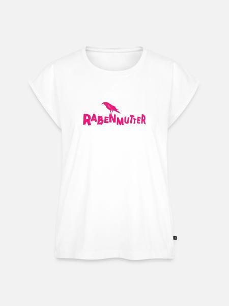 Rabenmutter - Mutter - Mama - Mami - Rabe - Frauen Premium Bio Top - Weiß