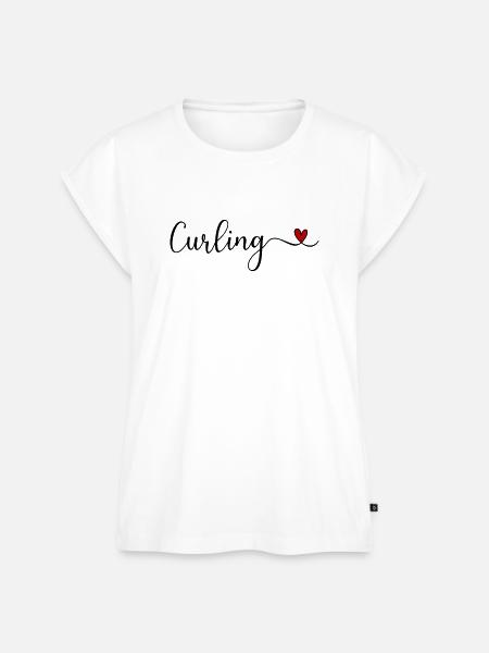 Curling - Frauen Premium Bio Top - Weiß