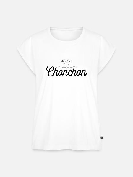 Madame Chonchon - Frauen Premium Bio Top - Weiß