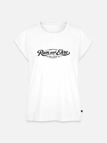 Rum und Ehre - Frauen Premium Bio Top - Weiß