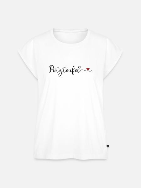 Putzteufel - Frauen Premium Bio Top - Weiß
