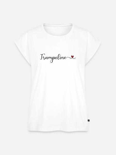 Trampolin - Frauen Premium Bio Top - Weiß