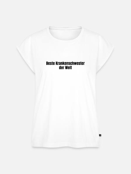 Beste Krankenschwester der Welt Geschenk - Frauen Premium Bio Top - Weiß