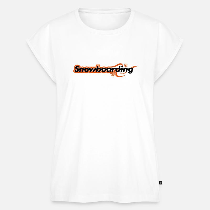 Snowboarding - Women’s Premium Organic Top - white