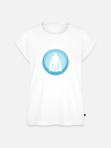 Lochness Bigfoot Yeti - Frauen Premium Bio Top - Weiß
