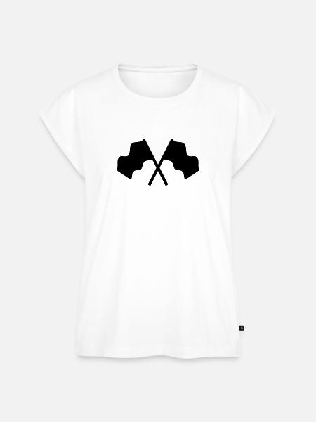 Fahnen - Frauen Premium Bio Top - Weiß