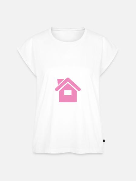 Bauherrin 2023 Hausbau Bauen Geschenk - Frauen Premium Bio Top - Weiß