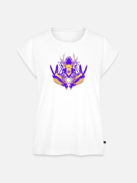 Okkult - Frauen Premium Bio Top - Weiß