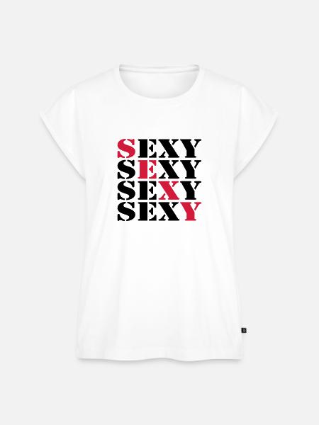Sexy - Frauen Premium Bio Top - Weiß