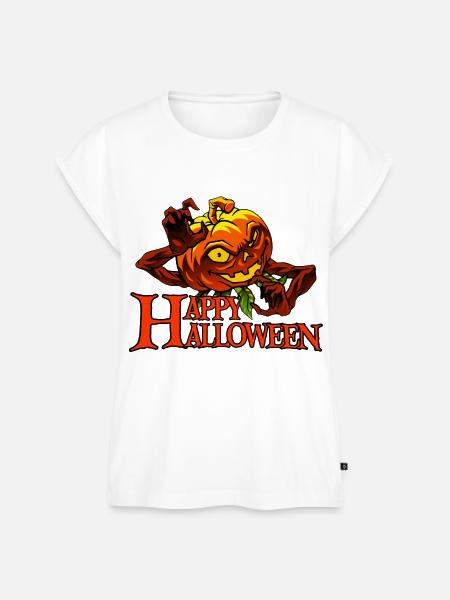 Halloween-Happy Halloween Party - Frauen Premium Bio Top - Weiß