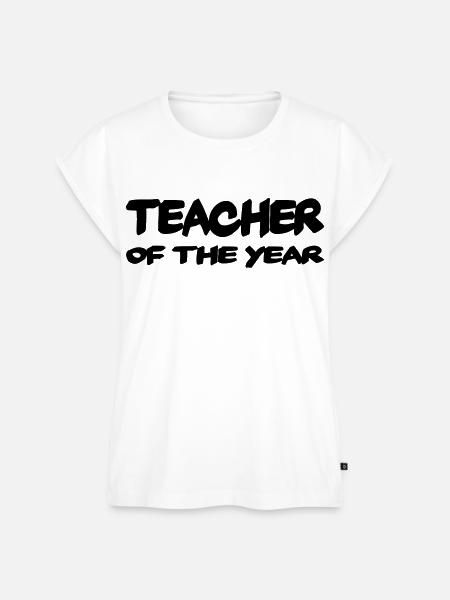 Teacher of the year - Frauen Premium Bio Top - Weiß
