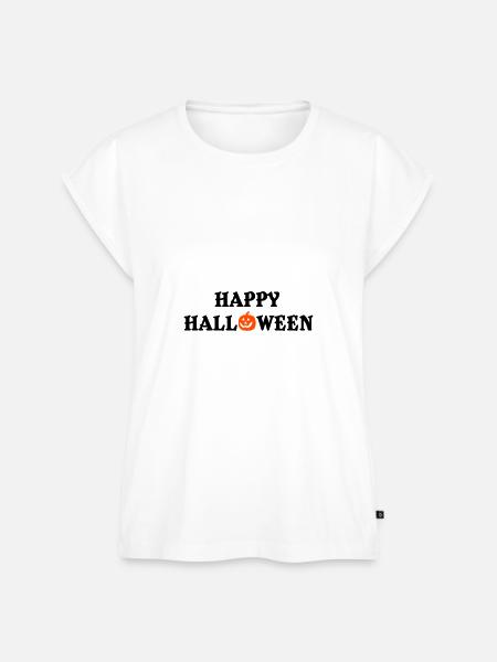 Happy Halloween - Frauen Premium Bio Top - Weiß