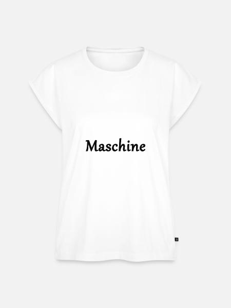 Maschine - Frauen Premium Bio Top - Weiß