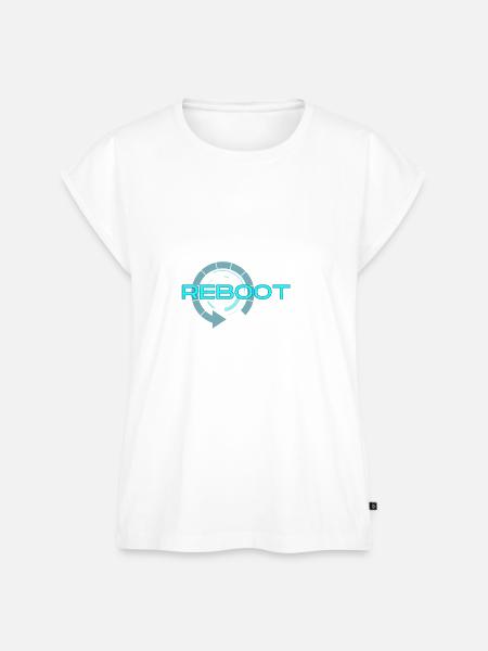 Reboot your LIFE - Frauen Premium Bio Top - Weiß