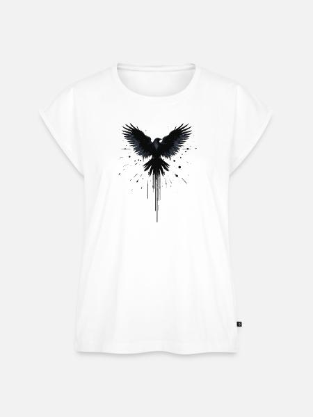 Crow - Frauen Premium Bio Top -
