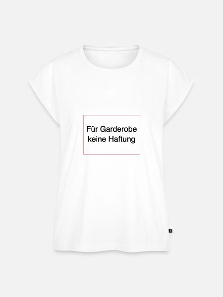 Keine Haftung - Frauen Premium Bio Top - Weiß