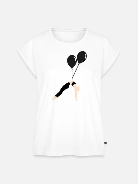 Luftballon - Frauen Premium Bio Top - Weiß