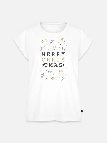 Christmas tree branches - Frauen Premium Bio Top - Weiß