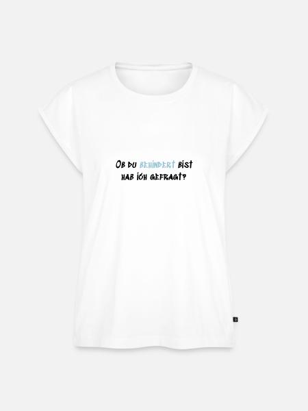 Behindert - Frauen Premium Bio Top - Weiß