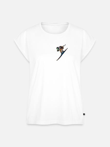 Skizeit - Frauen Premium Bio Top - Weiß