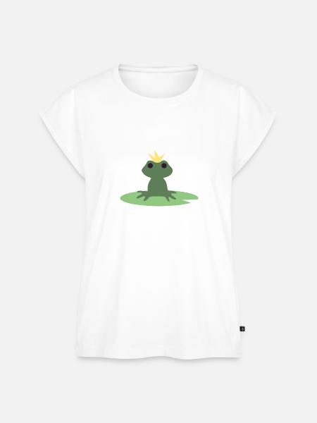 Froschprinz - Frauen Premium Bio Top - Weiß