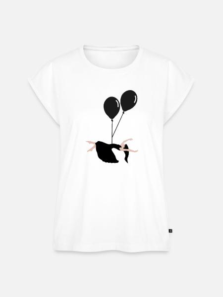 Luftballon - Frauen Premium Bio Top - Weiß