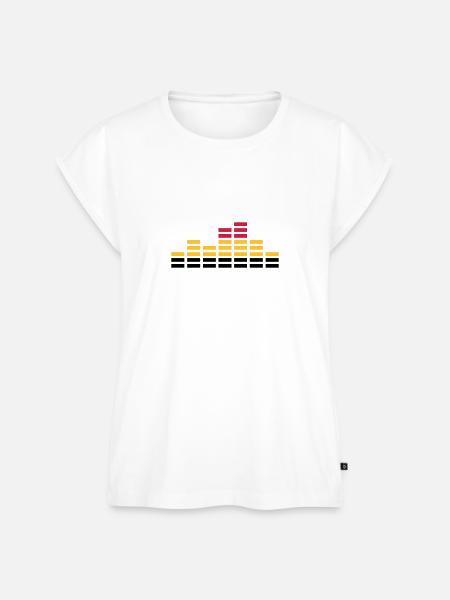 audio - Frauen Premium Bio Top - Weiß