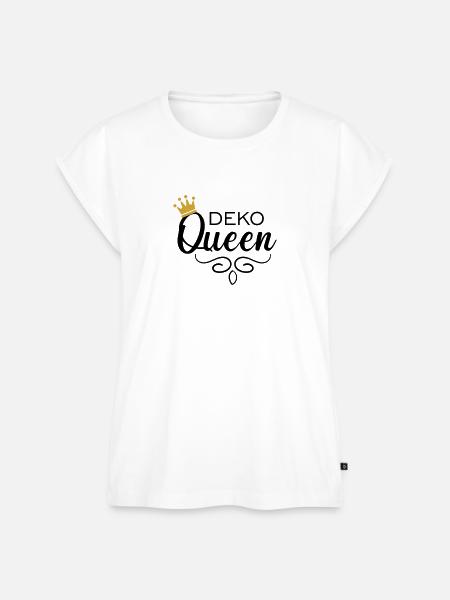Deko Queen - Frauen Premium Bio Top - Weiß