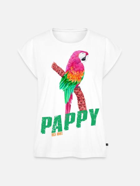 PAPPY - Frauen Premium Bio Top - Weiß