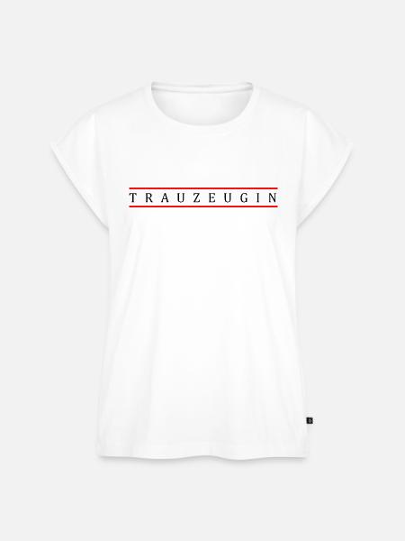Trauzeugin - Frauen Premium Bio Top - Weiß