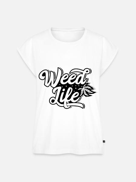 Cannabis Marihuana Weed Kiffen - Frauen Premium Bio Top - 