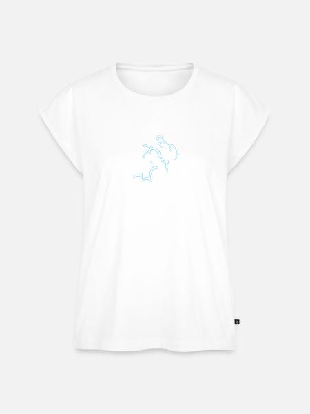 Aura 2 - Frauen Premium Bio Top - Weiß