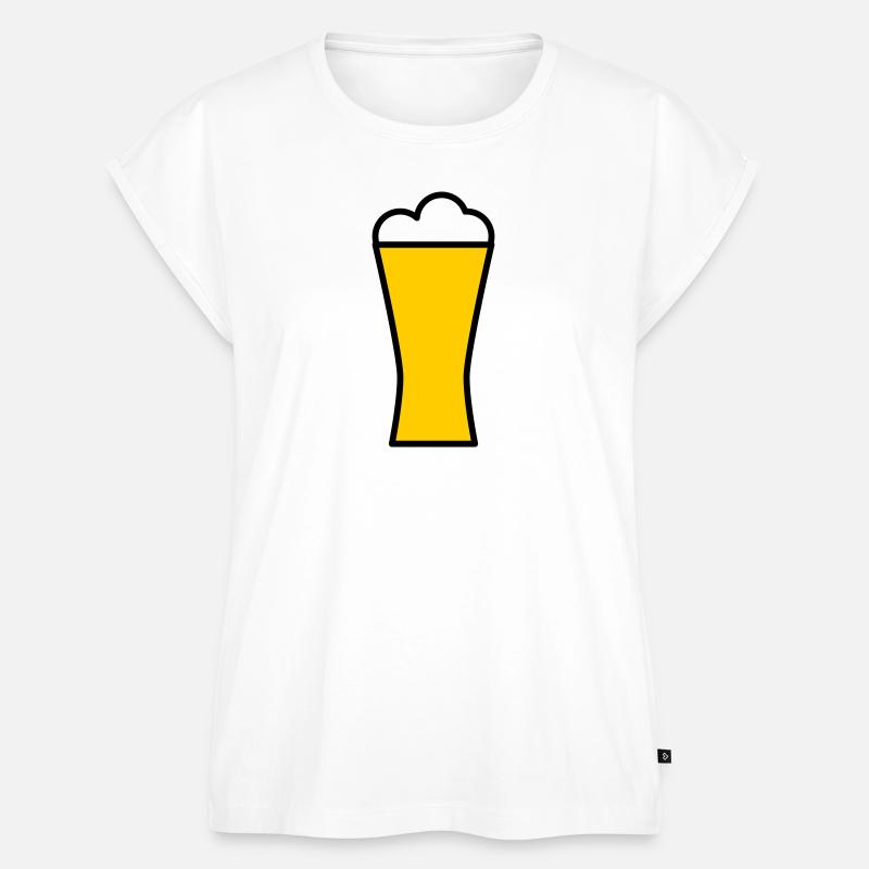 Bier - Frauen Premium Bio Top - Weiß