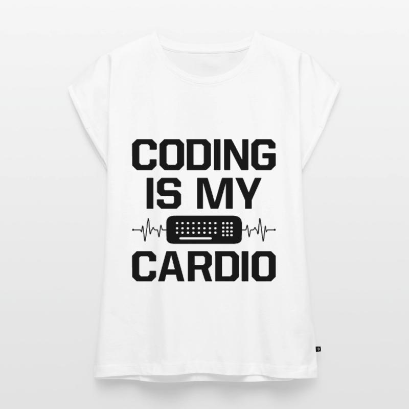 Coding Is My Cardio Programming Coder Computer Gee Frauen Premium Bio Top