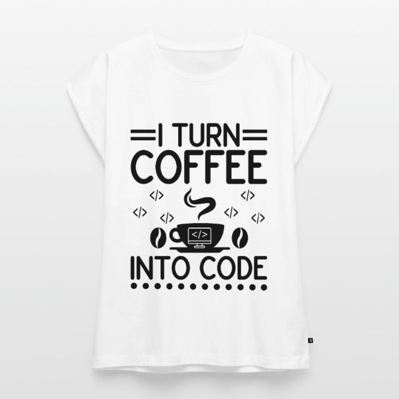 Kaffee-Codierung Programmierer Programmierer Entwickler Nerd Coff Frauen Premium Bio Top