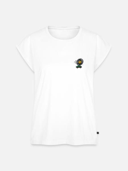 Rolling vinyl - Frauen Premium Bio Top - Weiß