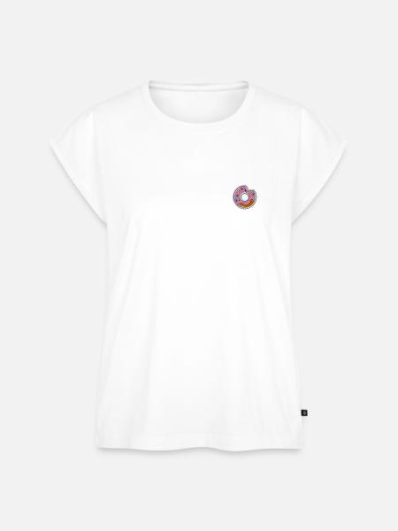 Donut - Frauen Premium Bio Top - Weiß