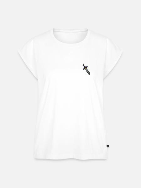 Schwert - Frauen Premium Bio Top - Weiß