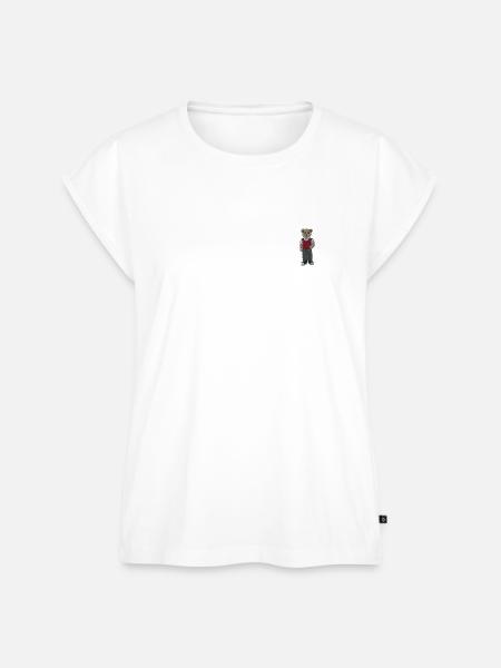Teddybär 10 - Frauen Premium Bio Top - Weiß