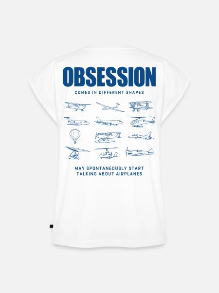 Obsession Comes In Different Shapes - Frauen Premium Bio Top - Weiß