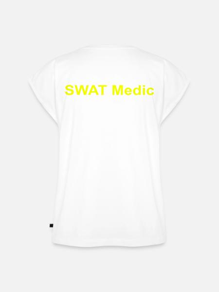 SWAT Medic - Frauen Premium Bio Top - Weiß