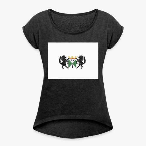 emmen - Vrouwen T-shirt met opgerolde mouwen