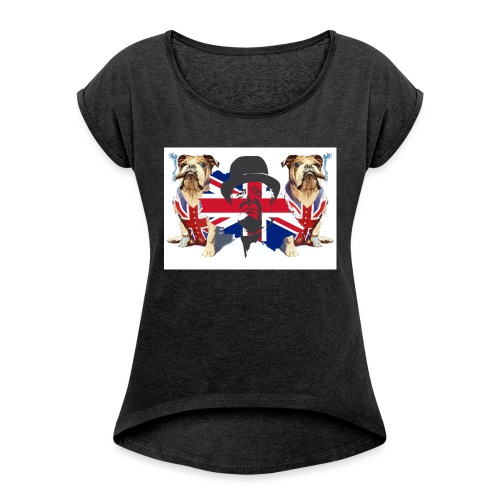 True Brit - Women's T-Shirt with rolled up sleeves