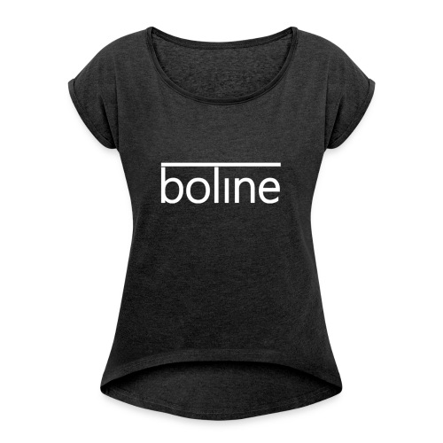 botine LOGO - Vrouwen T-shirt met opgerolde mouwen