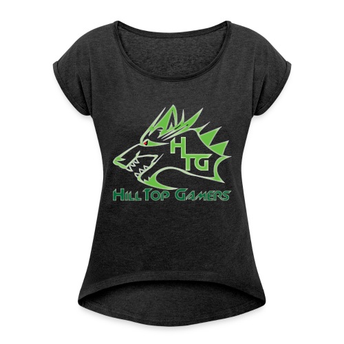 HillTop Gamers - Women's T-Shirt with rolled up sleeves